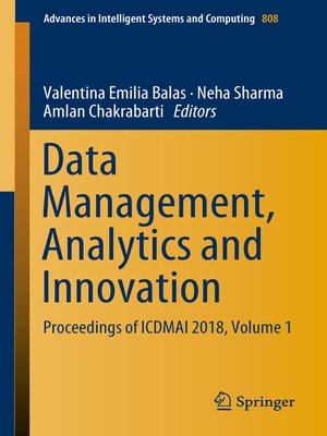 cover image of Data Management, Analytics and Innovation